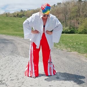 H&M Oversized White Poplin Embroidered Beaded Top Size XL